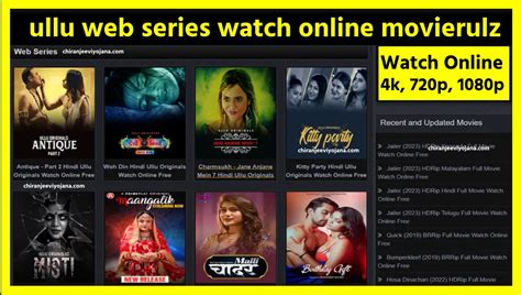 <strong>Web series</strong> in Hindi language are available in <strong>Ullu</strong> App. . Ullu web series movierulz watch online